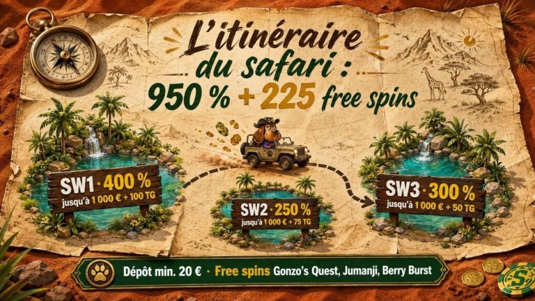 Savanna Wins Casino bonus bienvenue