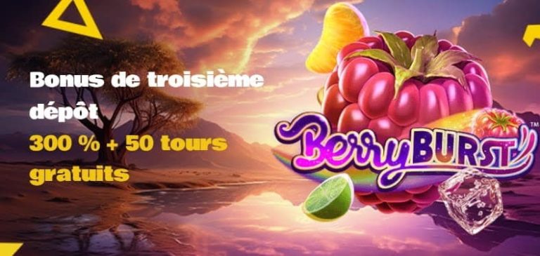 Savanna Wins Casino bonus troisième dépôt